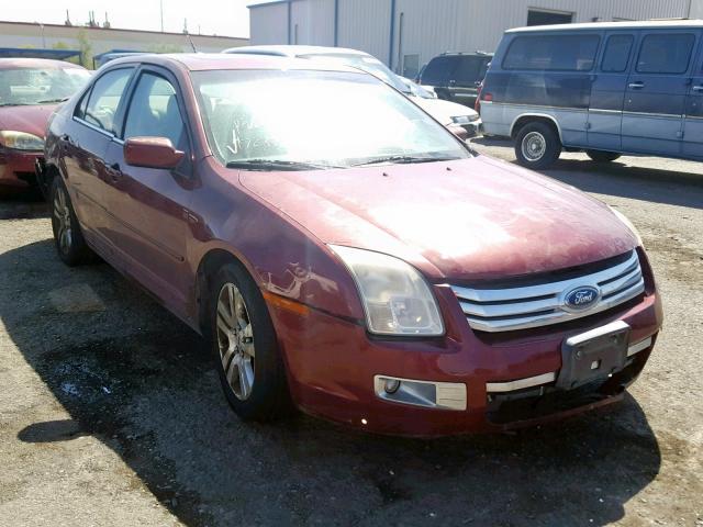 3FAHP08Z67R174043 - 2007 FORD FUSION SEL MAROON photo 1