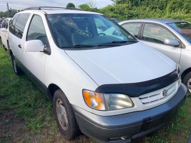 4T3ZF13C02U441580 - 2002 TOYOTA SIENNA LE WHITE photo 1