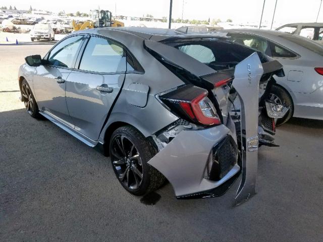 SHHFK7H47KU411564 - 2019 HONDA CIVIC SPOR SILVER photo 3