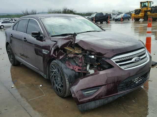 1FAHP2EW8BG183655 - 2011 FORD TAURUS SEL MAROON photo 1