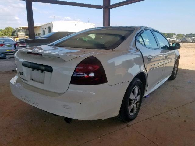 2G2WP552061105328 - 2006 PONTIAC GRAND PRIX WHITE photo 4