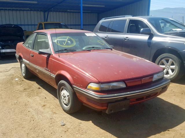 1G2JB11KXK7546663 - 1989 PONTIAC SUNBIRD LE RED photo 1