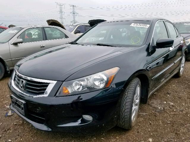 1HGCP3F89AA010109 - 2010 HONDA ACCORD EXL BLACK photo 2