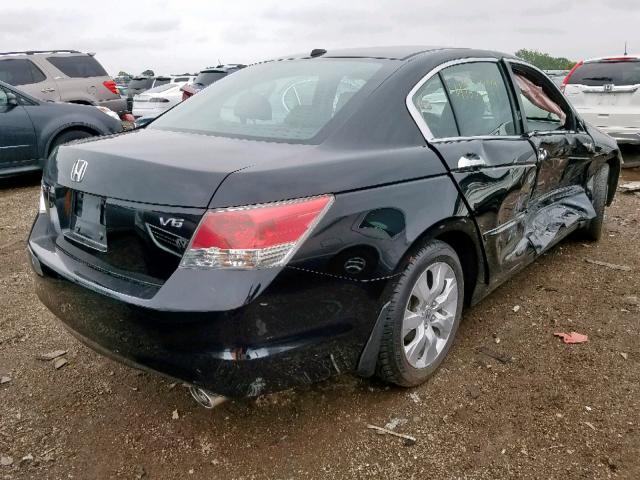 1HGCP3F89AA010109 - 2010 HONDA ACCORD EXL BLACK photo 4