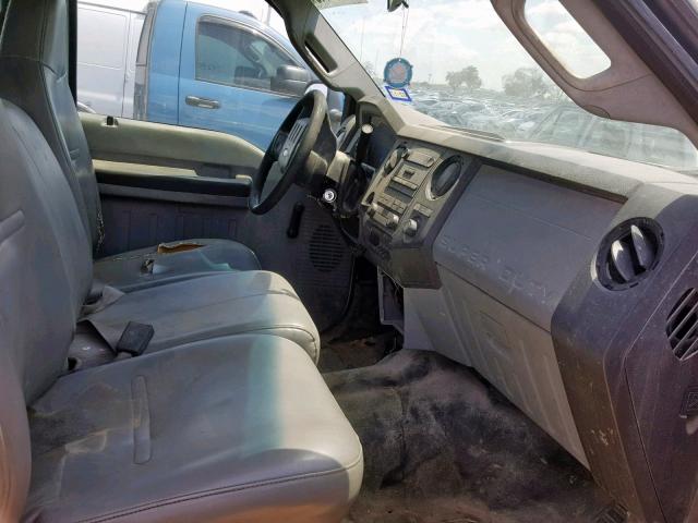 1FD8W3GT7CEB21436 - 2012 FORD F-350 WHITE photo 5