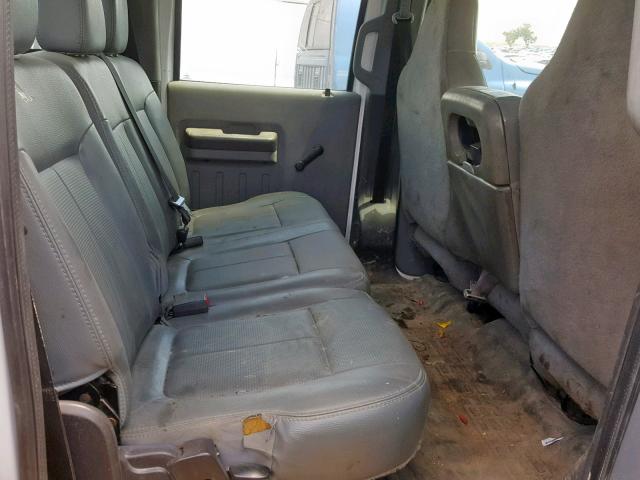 1FD8W3GT7CEB21436 - 2012 FORD F-350 WHITE photo 6