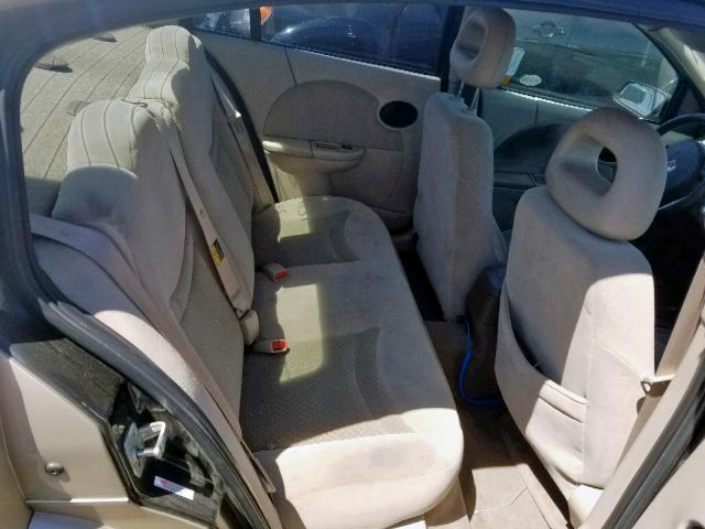 1G8AL52F44Z199852 - 2004 SATURN ION LEVEL GOLD photo 6