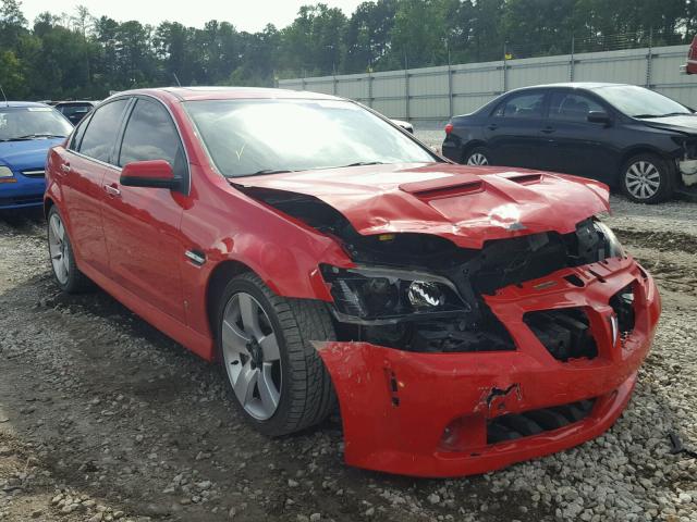 6G2EC57Y39L219043 - 2009 PONTIAC G8 GT RED photo 1