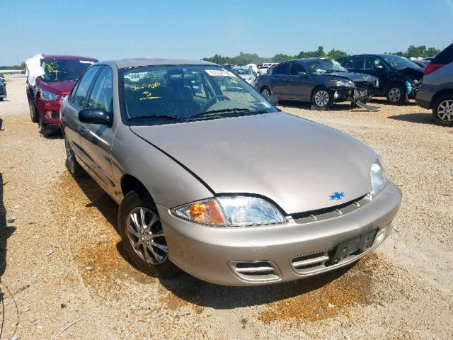 1G1JC524X27141427 - 2002 CHEVROLET CAVALIER B BEIGE photo 1