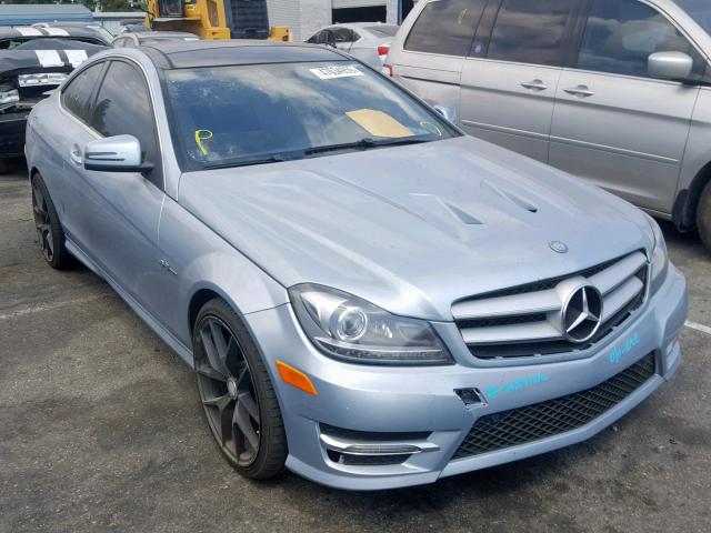 WDDGJ4HB7DG009452 - 2013 MERCEDES-BENZ C 250 BLUE photo 1