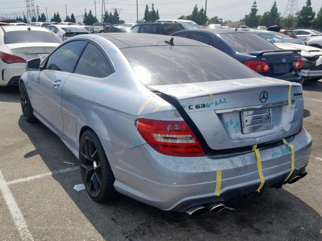 WDDGJ4HB7DG009452 - 2013 MERCEDES-BENZ C 250 BLUE photo 3