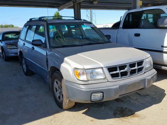 JF1SF6354YH715951 - 2000 SUBARU FORESTER L SILVER photo 1