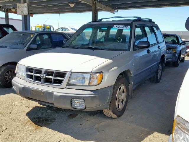 JF1SF6354YH715951 - 2000 SUBARU FORESTER L SILVER photo 2