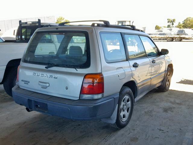 JF1SF6354YH715951 - 2000 SUBARU FORESTER L SILVER photo 4