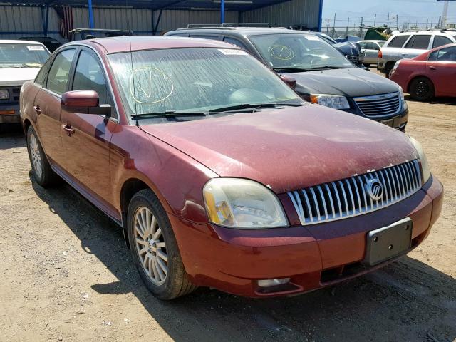 1MEHM43127G604717 - 2007 MERCURY MONTEGO PR MAROON photo 1