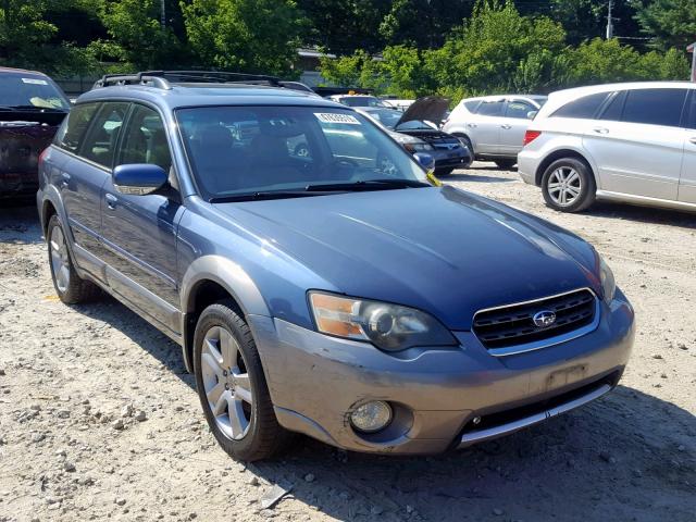 4S4BP86C254337382 - 2005 SUBARU LEGACY OUT BLUE photo 1