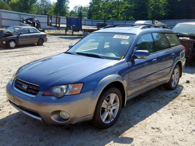 4S4BP86C254337382 - 2005 SUBARU LEGACY OUT BLUE photo 2