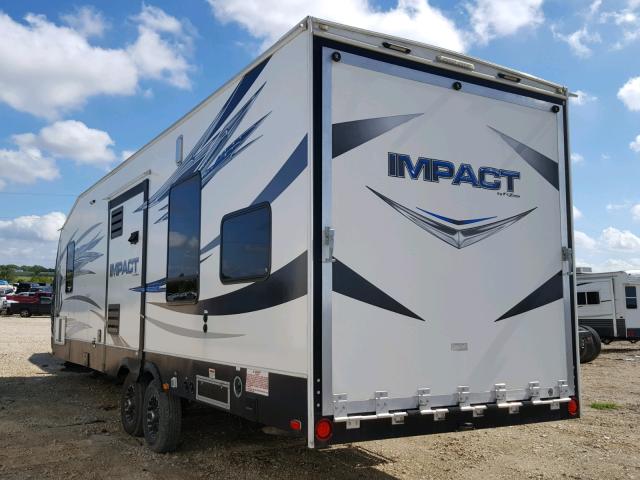 4YDT30325FF815072 - 2015 IMPA IMPACT WHITE photo 3