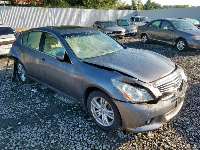 JN1CV6AR0BM407037 - 2011 INFINITI G37 GRAY photo 1