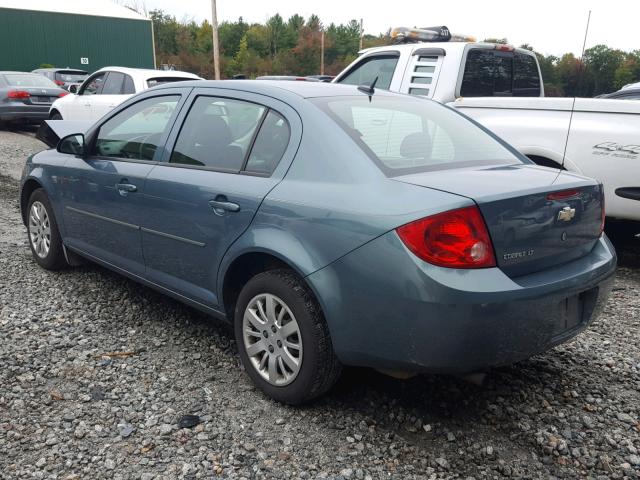 1G1AD5F53A7160531 - 2010 CHEVROLET COBALT 1LT BLUE photo 3