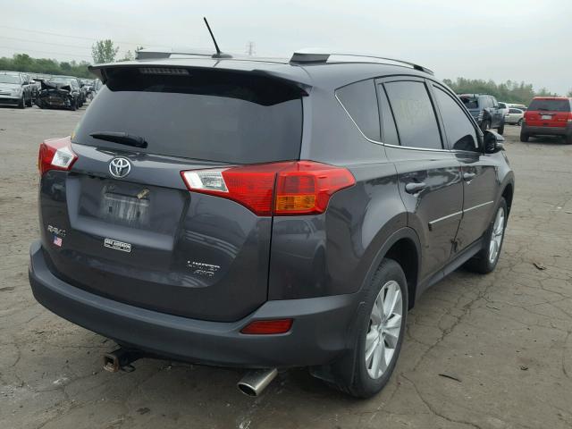 2T3DFREVXFW317085 - 2015 TOYOTA RAV4 LIMIT GRAY photo 4