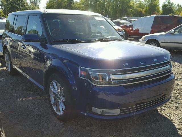 2FMGK5D89DBD16924 - 2013 FORD FLEX LIMIT BLUE photo 1