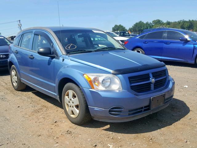 1B3HB28B77D262892 - 2007 DODGE CALIBER BLUE photo 1