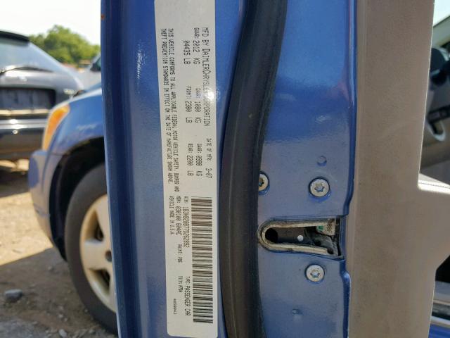 1B3HB28B77D262892 - 2007 DODGE CALIBER BLUE photo 10