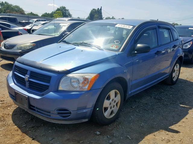 1B3HB28B77D262892 - 2007 DODGE CALIBER BLUE photo 2