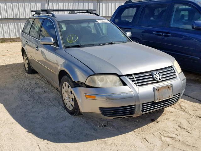 WVWND63B63E072533 - 2003 VOLKSWAGEN PASSAT GL SILVER photo 1