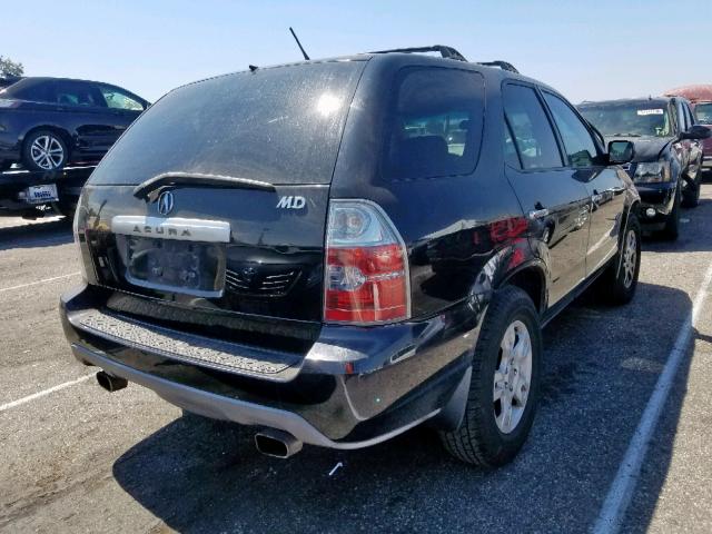 2HNYD18604H556178 - 2004 ACURA MDX TOURIN BLACK photo 4