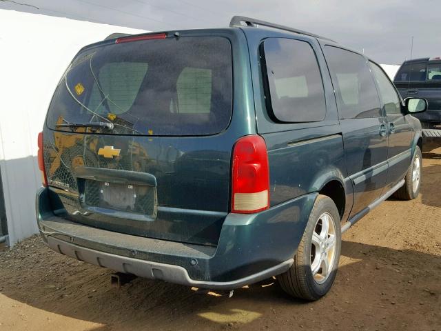 1GNDV23L75D252923 - 2005 CHEVROLET UPLANDER GREEN photo 4