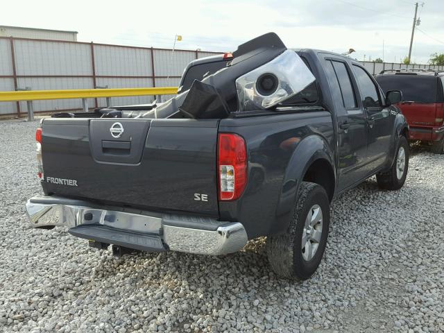 1N6AD0ER0AC415574 - 2010 NISSAN FRONTIER C GREEN photo 4