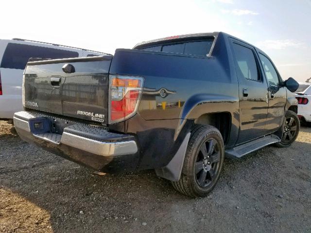 2HJYK16586H515236 - 2006 HONDA RIDGELINE BLACK photo 4