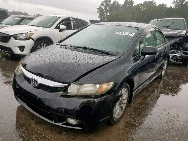 2HGFA1F92BH519697 - 2011 HONDA CIVIC EXL 黑色 照片 2