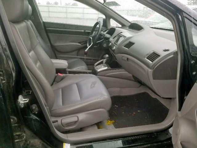 2HGFA1F92BH519697 - 2011 HONDA CIVIC EXL 黑色 照片 5