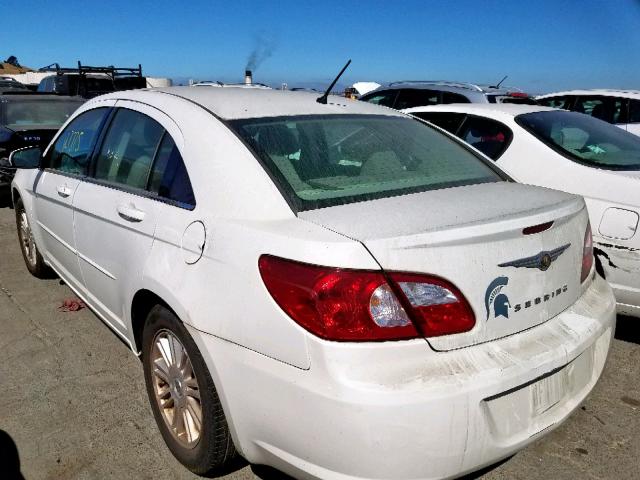 1C3LC56R07N524175 - 2007 CHRYSLER SEBRING TO WHITE photo 3