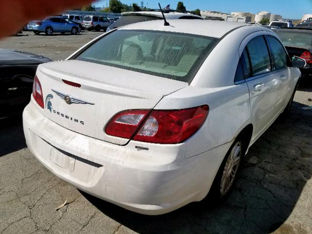 1C3LC56R07N524175 - 2007 CHRYSLER SEBRING TO WHITE photo 4