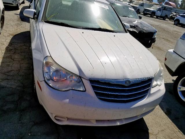 1C3LC56R07N524175 - 2007 CHRYSLER SEBRING TO WHITE photo 9