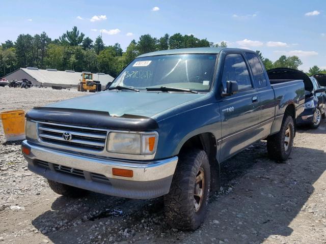 JT4UN22D9V0046528 - 1997 TOYOTA T100 XTRAC GREEN photo 2