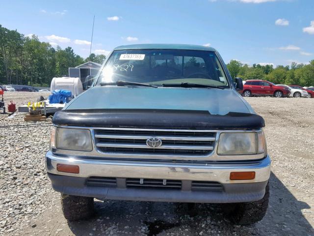 JT4UN22D9V0046528 - 1997 TOYOTA T100 XTRAC GREEN photo 9