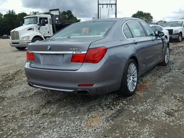 WBAKB8C51CDX20930 - 2012 BMW 750LI GRAY photo 4