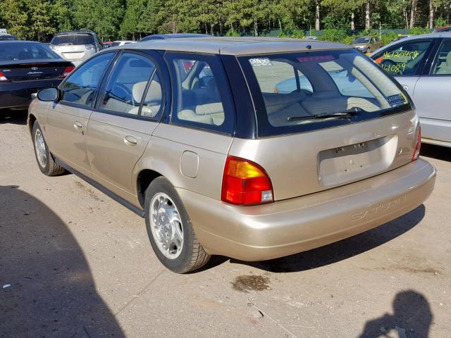 1G8ZK8277VZ156785 - 1997 SATURN SW2 GOLD photo 3