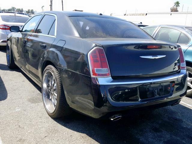 2C3CCAAG0CH202069 - 2012 CHRYSLER 300 BLACK photo 3