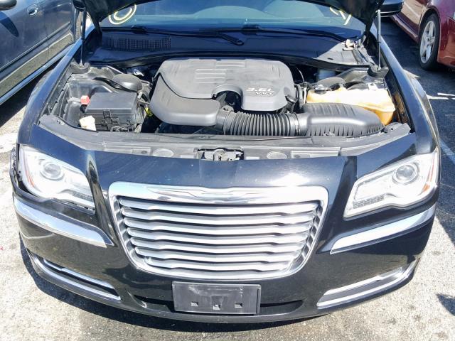 2C3CCAAG0CH202069 - 2012 CHRYSLER 300 BLACK photo 7