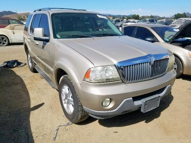 5LMEU68H54ZJ22578 - 2004 LINCOLN AVIATOR Qızıl foto 1