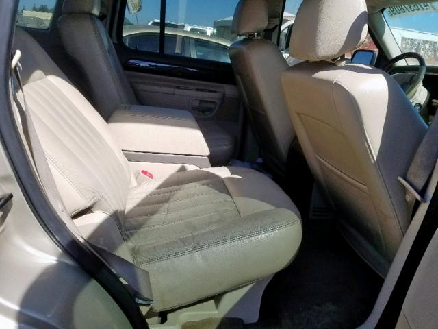 5LMEU68H54ZJ22578 - 2004 LINCOLN AVIATOR Qızıl foto 6