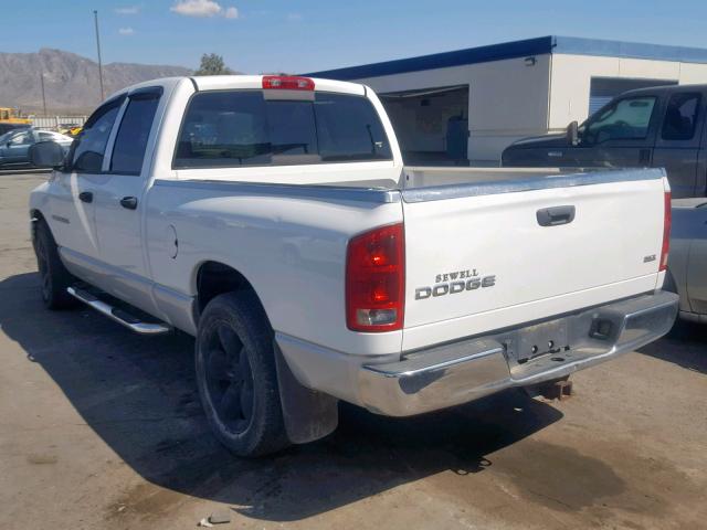 1D3HA18D03J606630 - 2003 DODGE RAM 1500 S WHITE photo 3