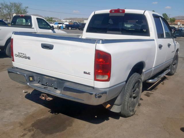 1D3HA18D03J606630 - 2003 DODGE RAM 1500 S WHITE photo 4