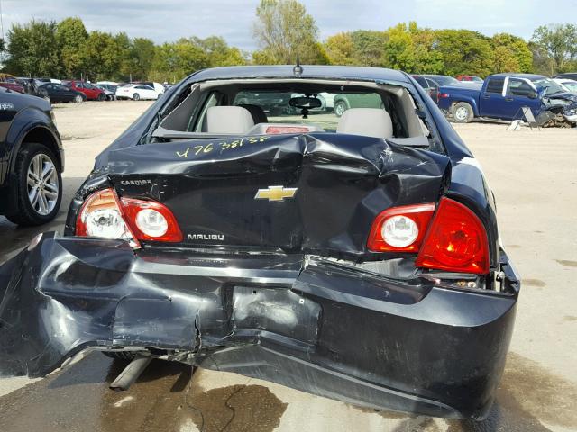 1G1ZB5E19BF151850 - 2011 CHEVROLET MALIBU LS BLACK photo 9